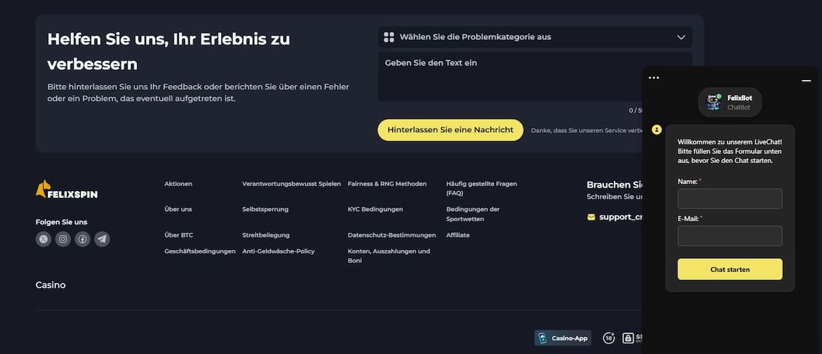 Kundenservice und Benutzerfreundlichkeit